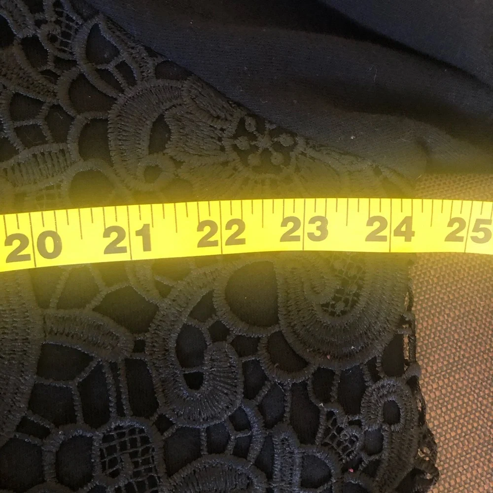 Adrianna Papell Elegant Black Lace Women's Top XXL - Picture 11 of 16